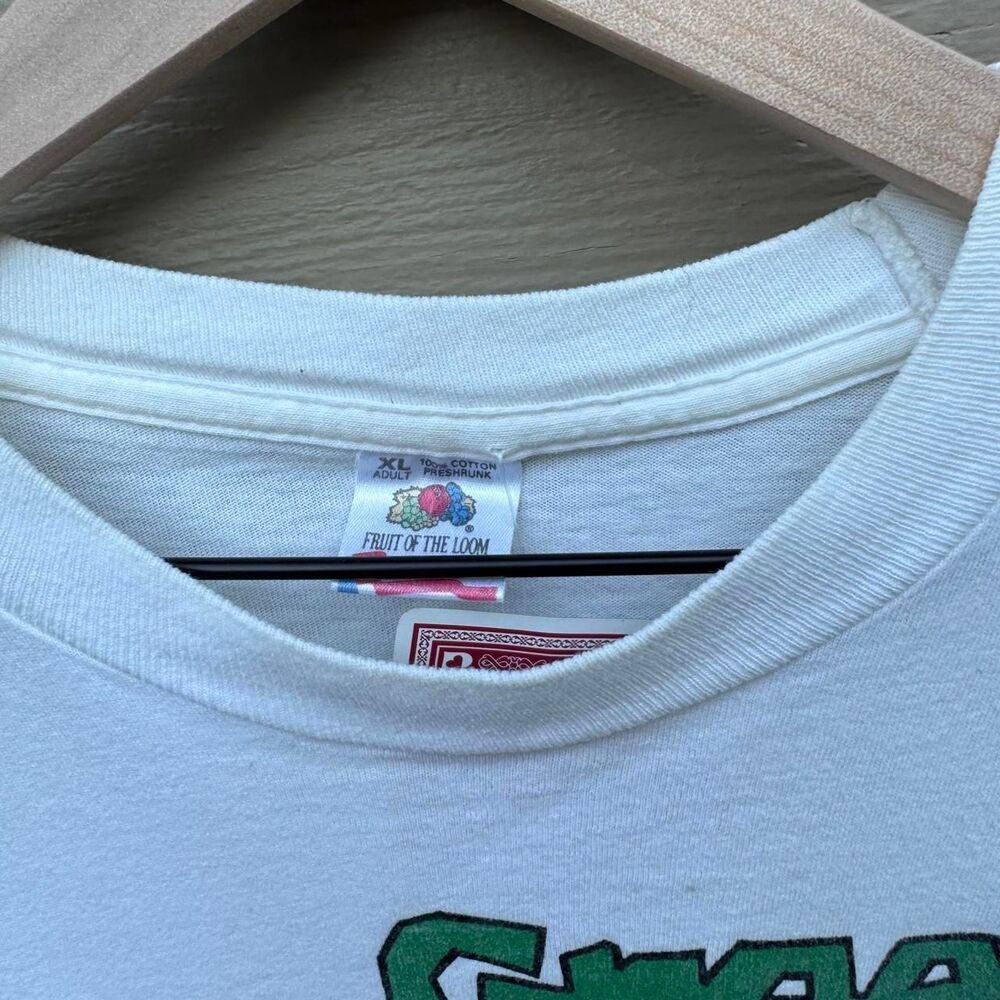 Fruit-of-the-loom Men's White T-shirt - Picture 4 of 5